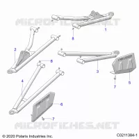 SUSPENSION AVANT A-ARMS