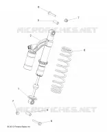 SUSPENSION, AMORTISSEUR ARRIERE, MOUNTING