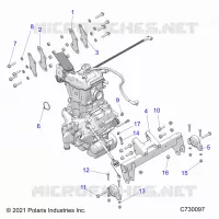 ENGINE, ENGINE AND TRANSMISSION MOUNTING