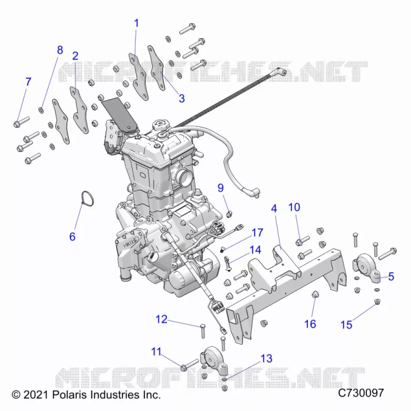 ENGINE, ENGINE AND TRANSMISSION MOUNTING