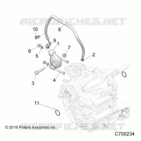 DRIVE TRAIN, MAIN SUPPORT PONT