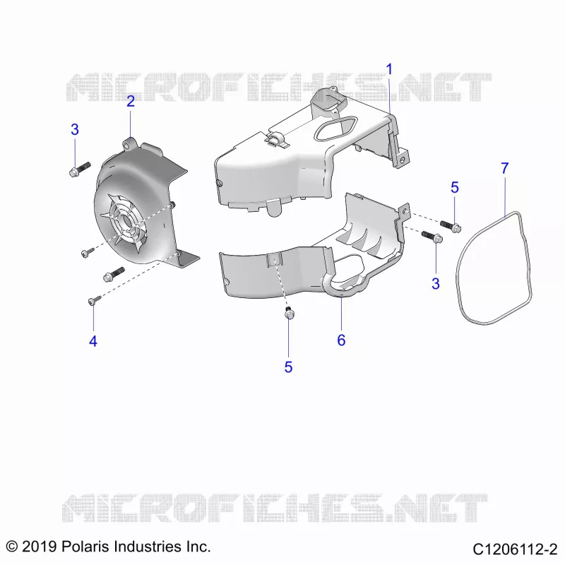 ENGINE, FAN COVER AND CARROSSERIE ET BOITE A GANTS