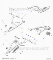 SUSPENSION AVANT CONTROL ARMS