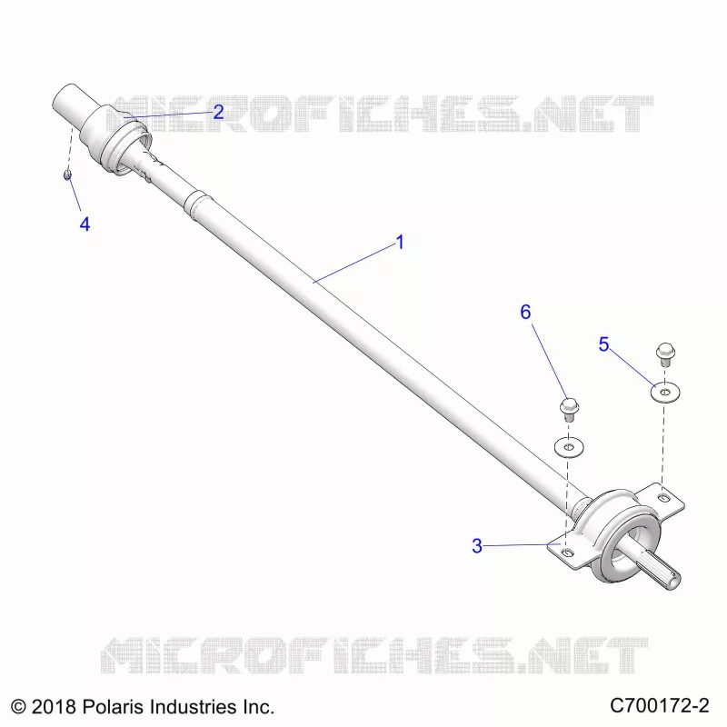 SYSTÃˆME DE TRANSMISSION, REAR PROP SHAFT