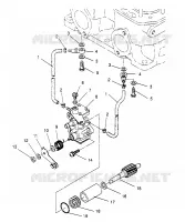POMPE A HUILE 500 CARB 0962764, 500 CARB SKS 0962564,  500 CARB SKS E96 (4931873187D004)