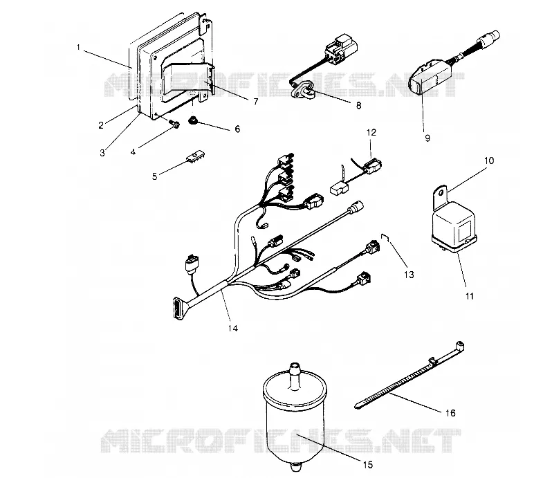 PIECES EFI  RXL 0956768 (4930783078D002)