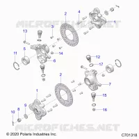 SUSPENSION AVANT HUB