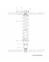 SUSPENSION, AMORTISSEUR, REAR TRACK (7043994)