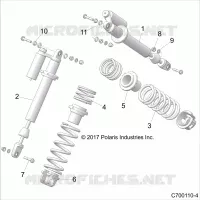 SUSPENSION, AMORTISSEUR AVANT MOUNTING