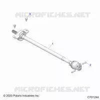 SYSTÃˆME DE TRANSMISSION, FRONT PROP SHAFT