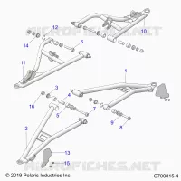 SUSPENSION AVANT CONTROL ARMS