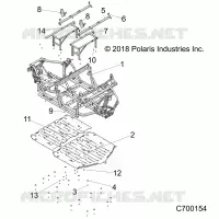 CHASSIS, MAIN FRAME AND SKID PLATES