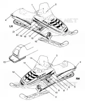 EMBLEMES 500 EFI 0963774 and EUROPEAN 500 EFI E963774 (4936183618A013)