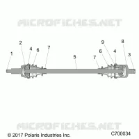 SYSTEME DE TRANSMISSION, FRONT HALF SHAFT