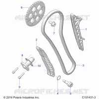 CHAINE DE DISTRIBUTION AND TENSIONER