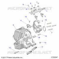 ENGINE, PRISE D'AIR MANIFOLD