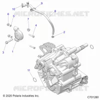SYSTÃˆME DE TRANSMISSION, MAIN GEARCASE MOUNTING
