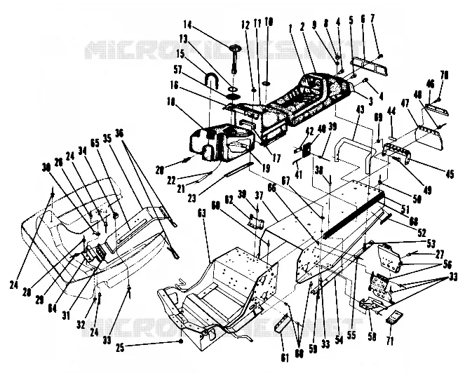 CHASSIS AND SIEGE (4910941094001A)