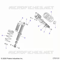 SUSPENSION, AMORTISSEUR AVANT MOUNTING