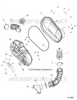 DRIVE TRAIN, COUVERCLE D'EMBRAYAGE AND DUCTING