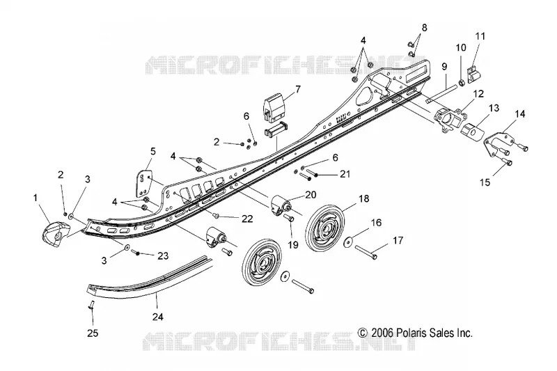 SUSPENSION, FIXATION RAIL