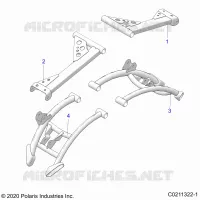SUSPENSION ARRIERE CONTROL ARMS