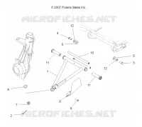 SUSPENSION, A-ARM and SUPPORT MOUNTING