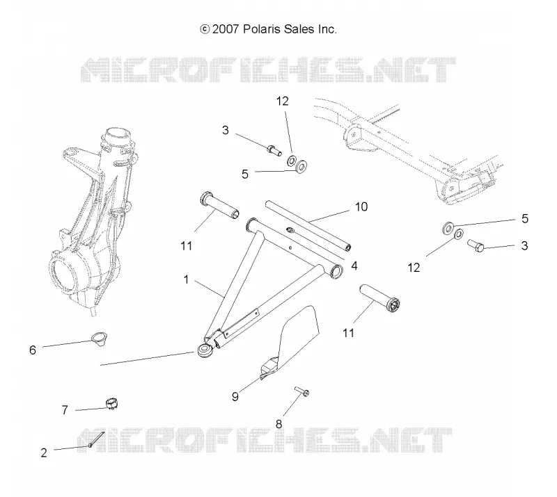SUSPENSION, A-ARM and SUPPORT MOUNTING