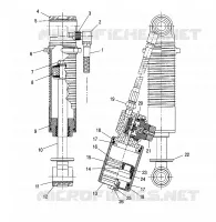 AMORTISSEUR (FRONT TRACK)(RYDE FX)