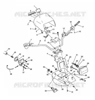 GUIDON ET PHARE XPLORER 400L W969140 (4935983598B010)