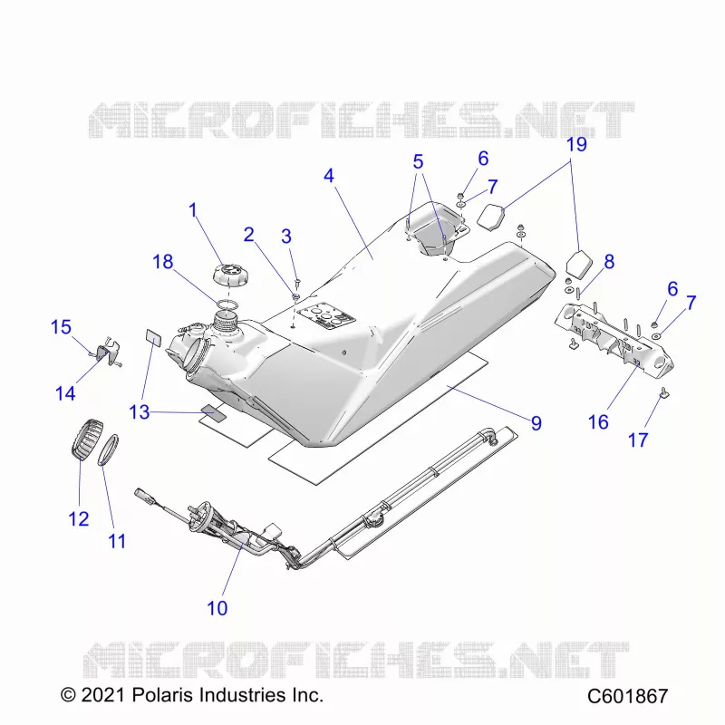 SYSTÃˆME D'ALIMENTATION, FUEL TANK ASM.