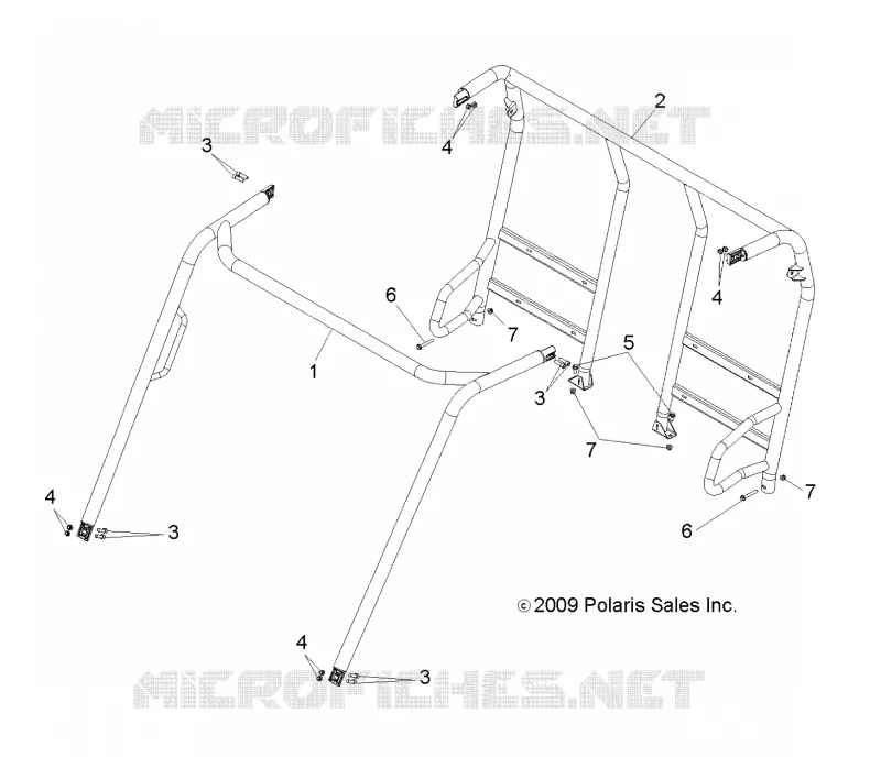 CHASSIS, CAB CADRE