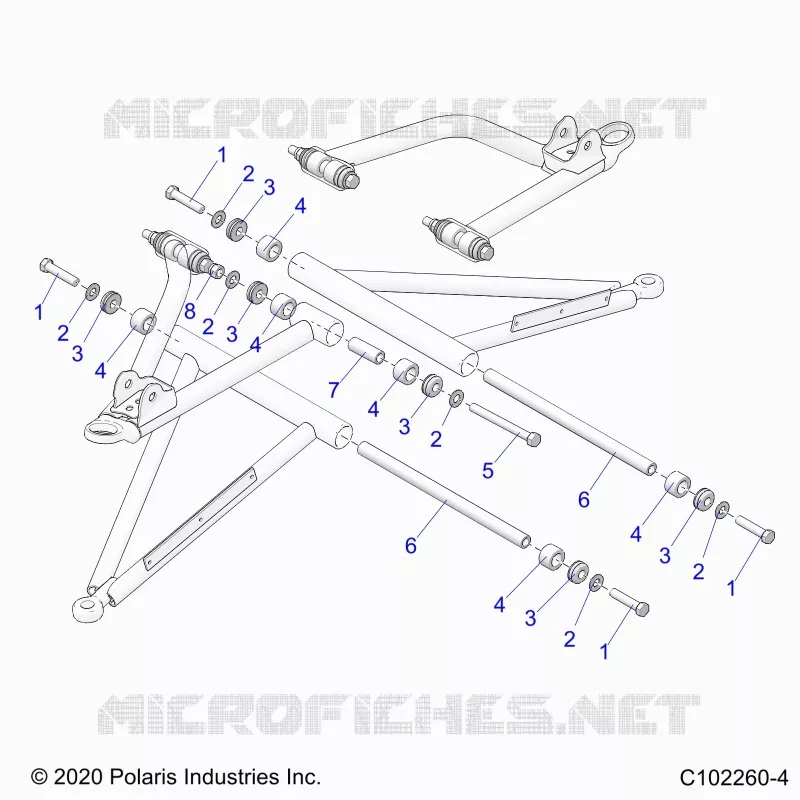 SUSPENSION, A-ARM MOUNTING