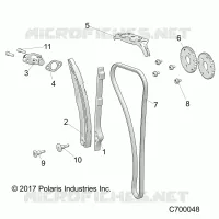 CHAINE DE DISTRIBUTION AND TENSIONER