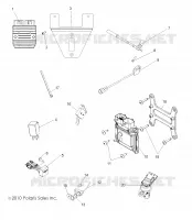 REGULATEUR, RELAYS, CAPTEURS and ECU