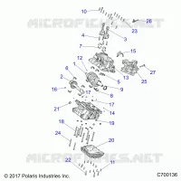 ENGINE, CRANKCASE AND VILEBREQUIN
