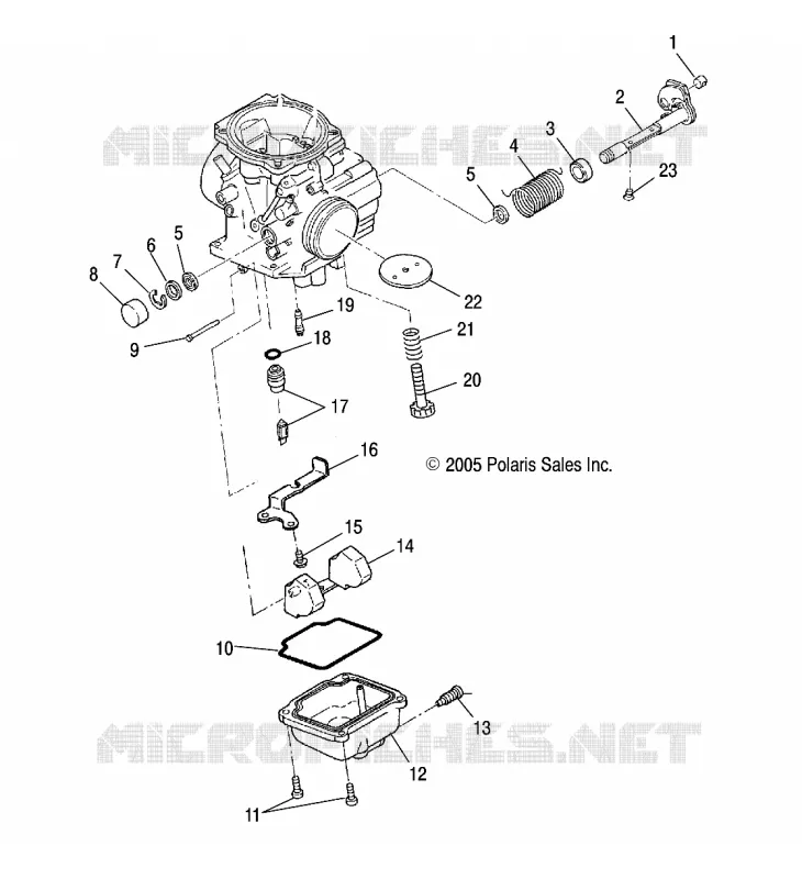 MOTEUR, CARBURATEUR, LOWER