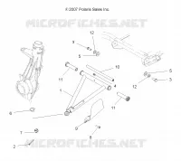 SUSPENSION, A-ARM and SUPPORT MOUNTING