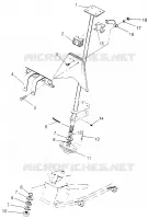 COLONNE DE DIRECTION Sportsman 4x4 W968040 (4935943594B012)