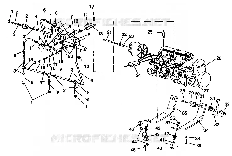 SUPPORT MOTEUR Storm E940782 and Storm SKS E940582 (49274427440027)