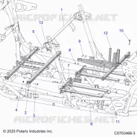CHASSIS, SEAT AND CENTER FIXATION CONSOLE