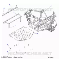 CHASSIS, MAIN CADRE