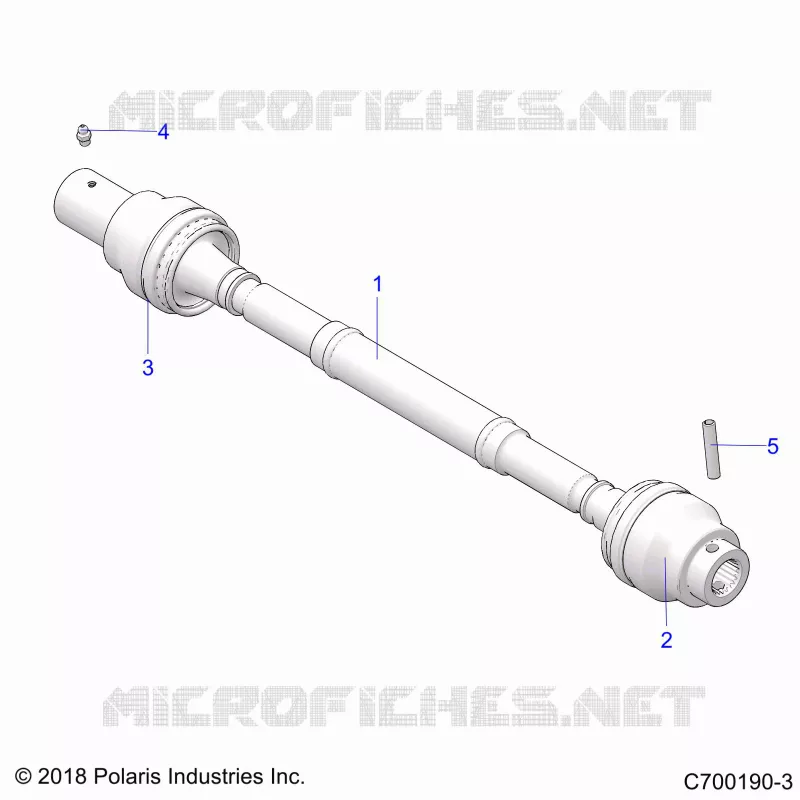 SYSTÃˆME DE TRANSMISSION, FRONT PROP SHAFT