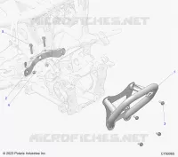CHASSIS, SUPPORT PARE CHOCS 