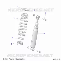 SUSPENSION, AMORTISSEUR AVANT MOUNTING