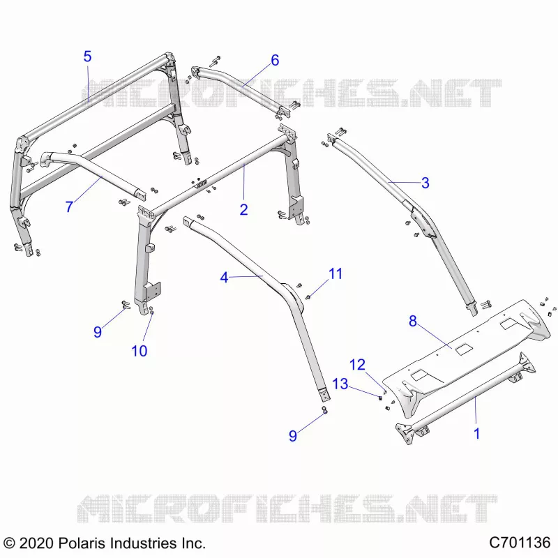 CHASSIS, CAB CADRE
