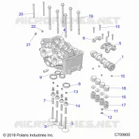 CYLINDRE HEAD AND VALVES