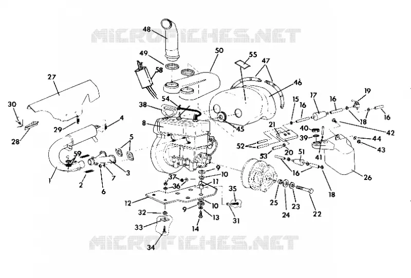SUPPORT MOTEUR Indy Lite (4919311931017A)