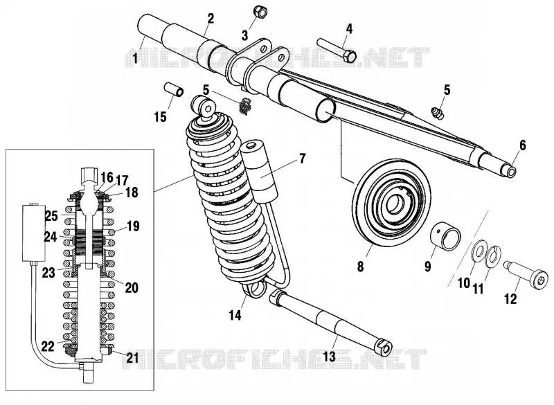 BRAS DE SUSPENSION ARRIERE (M-10)