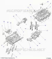ENGINE, CRANKCASE, VILEBREQUIN